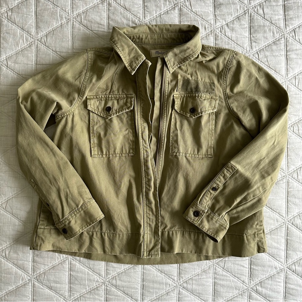 Madewell Women's Olive Green Utility Jacket
